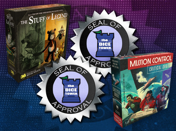 3WS Games Summer Launches Score Back-to-Back Dice Tower Seals of Approval